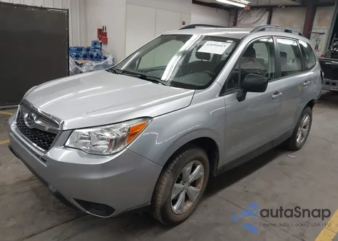 2015 Subaru Forester 2.5I из США, поврежденный, VIN JF2SJABC4FH825845